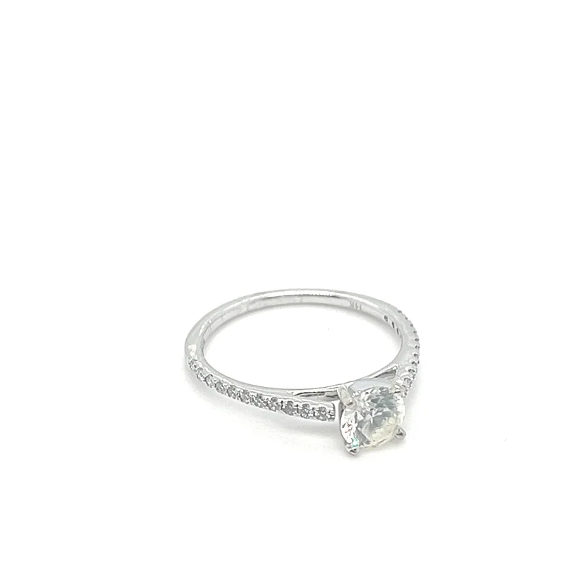 0.70CT BR K SI2 GIA/14KWG BR 0.20CTW DIA SOLITAIRE ENG RING5.66X5.69X3.53MM D-62.3 T-56 P-X C-Y