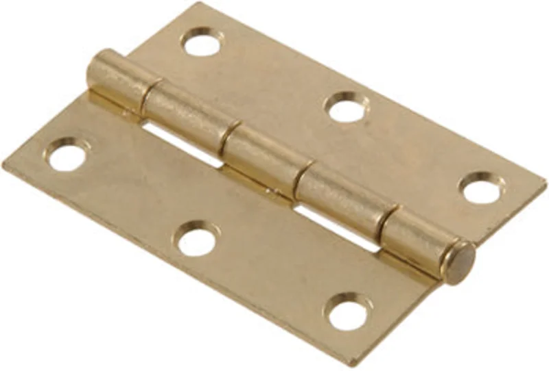 1-1/2 BRASS PLATED NARROW HINGE