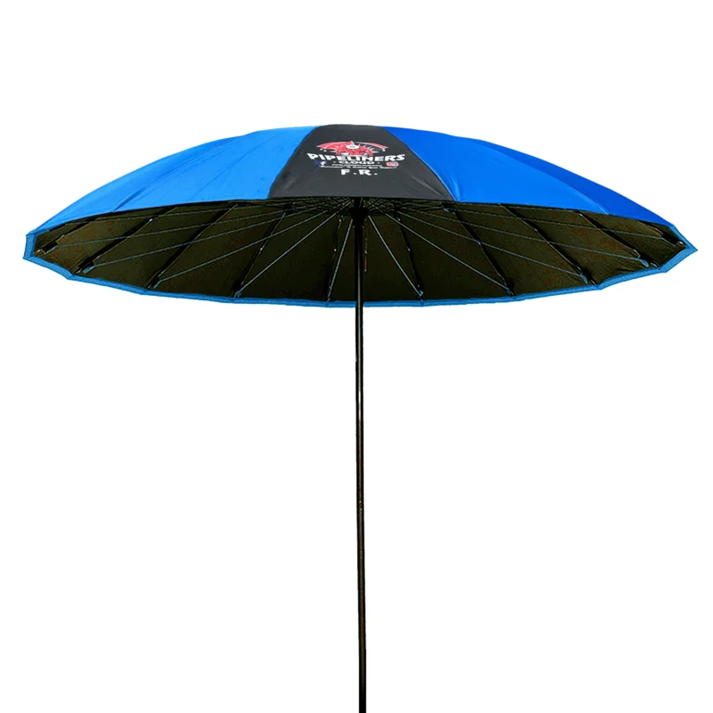 10 Heavy Duty Umbrella Blue: Flame Resistant