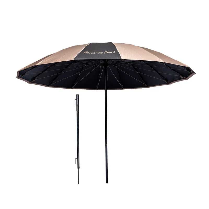 10' Umbrella & Slamma Jamma Duo Blue: Flame Resistant