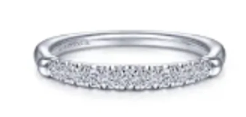 14KWG 0.21CTW BR DIA WEDDING BAND FINGER SIZE 5 SERIAL# S1365820