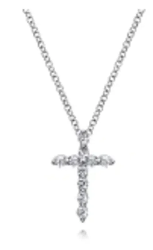 14KWG 0.39CTW BR DIA CROSS PENDANT SERIAL#S1982693 C-Y