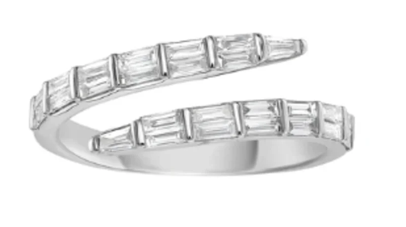 14KWG 0.59CTW BAG OPEN SPLIT BAND