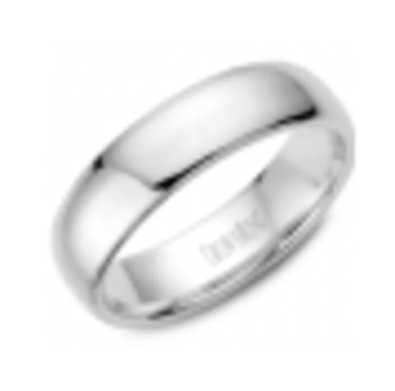 14KWG 5MM DOME LIGHT HIGH POLISH MENS BAND  SIZE 10