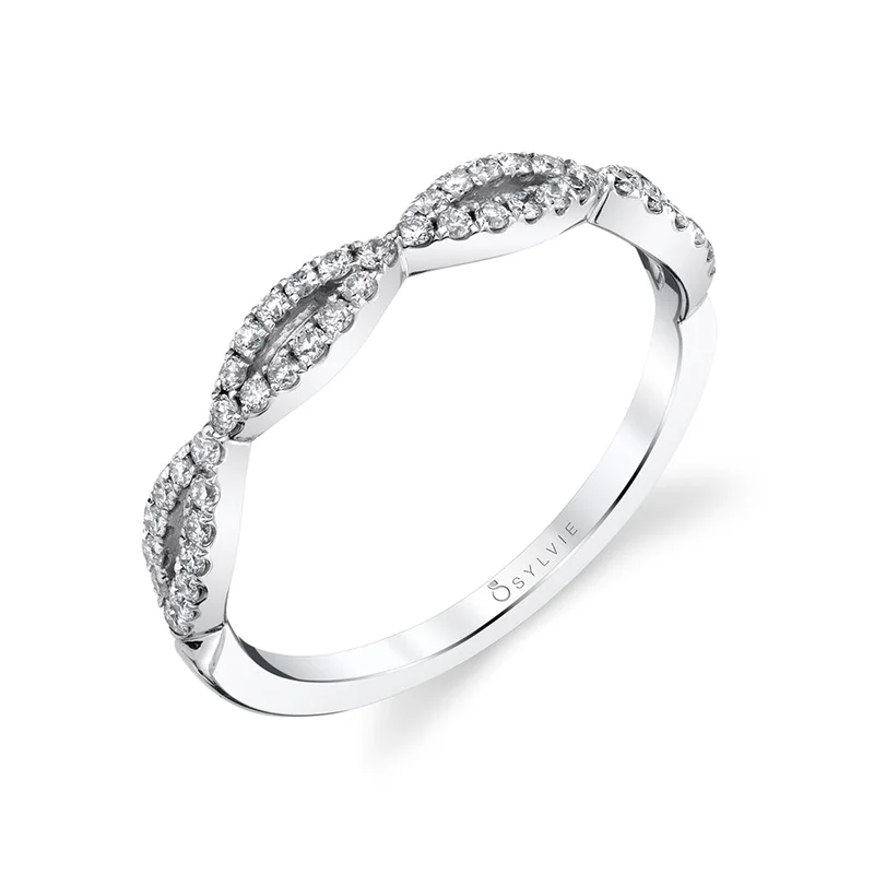 14KWG BR 0.27 DIA TWISTED STACKABLE BAND.