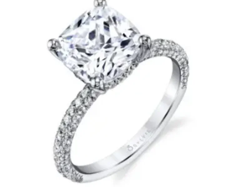 14KWG BR 0.69CTW DIA 3D SET 3/4 WAY CU CENTER ENG RING.  HEAD SIZE 4.00CT FOR CU