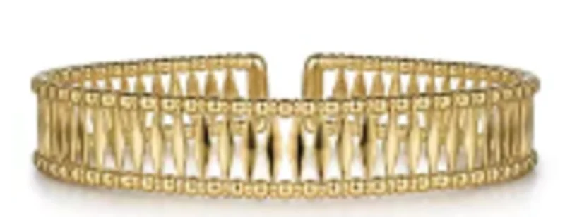 14KYG BUJUKAN CUFF BAR BRACELET    SERIAL#S1624020