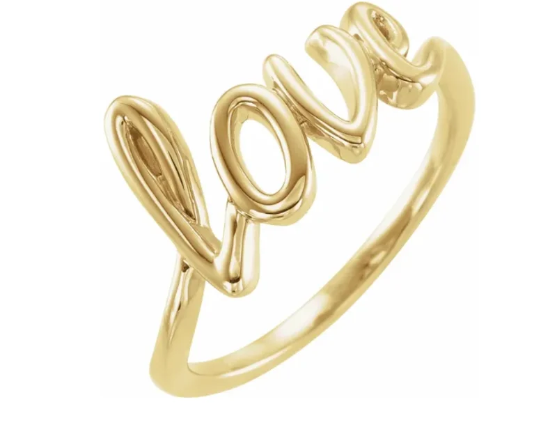 14KYG LOVE FASHION RING