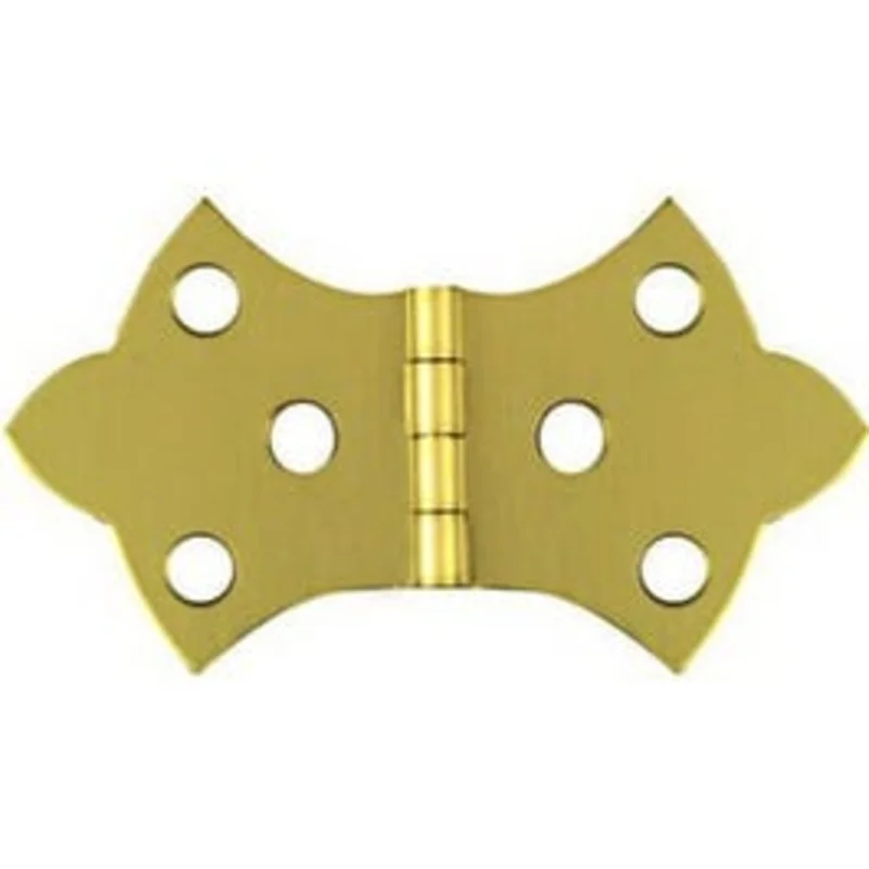 2-Pk., 1-11/16 x 3-1/16-In. Brass Decorative Hinges
