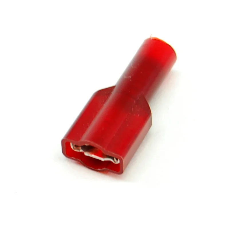 22 gauge female quick disconnect terminal, red (10 pack)
