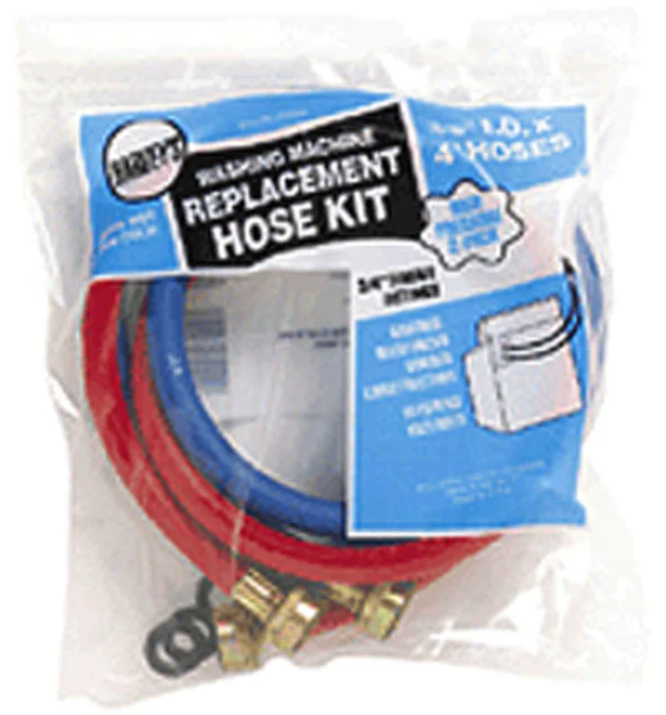 2PK 4 WSH HOSE RED/BLUE HOSES