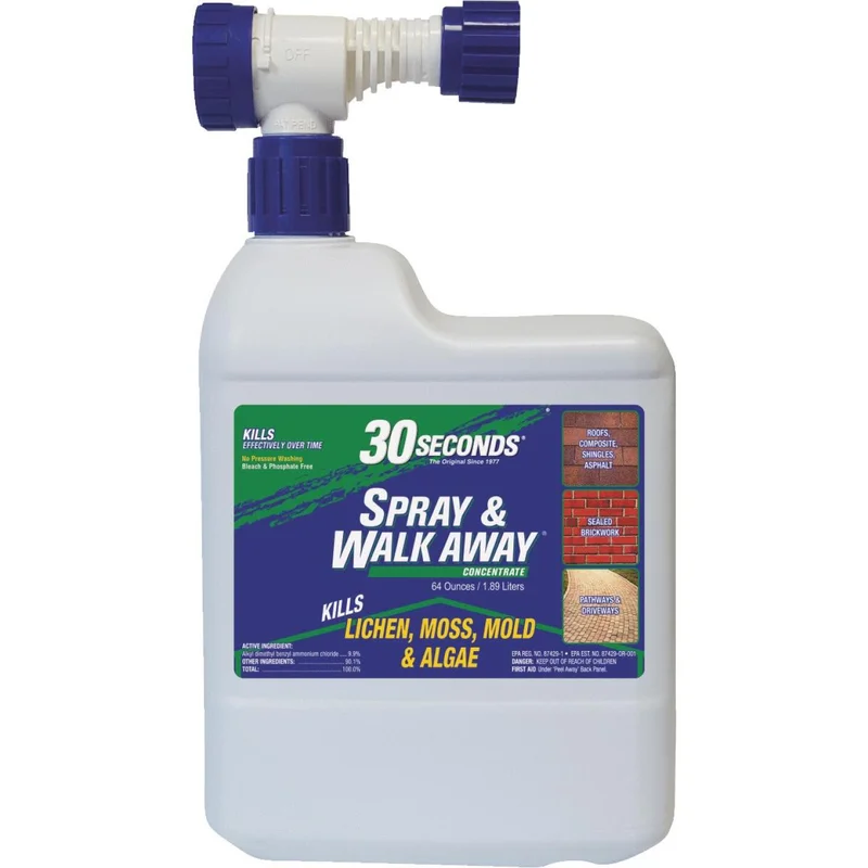 30 seconds Spray & Walk Away 64 Oz. Ready To Spray Moss & Algae Killer