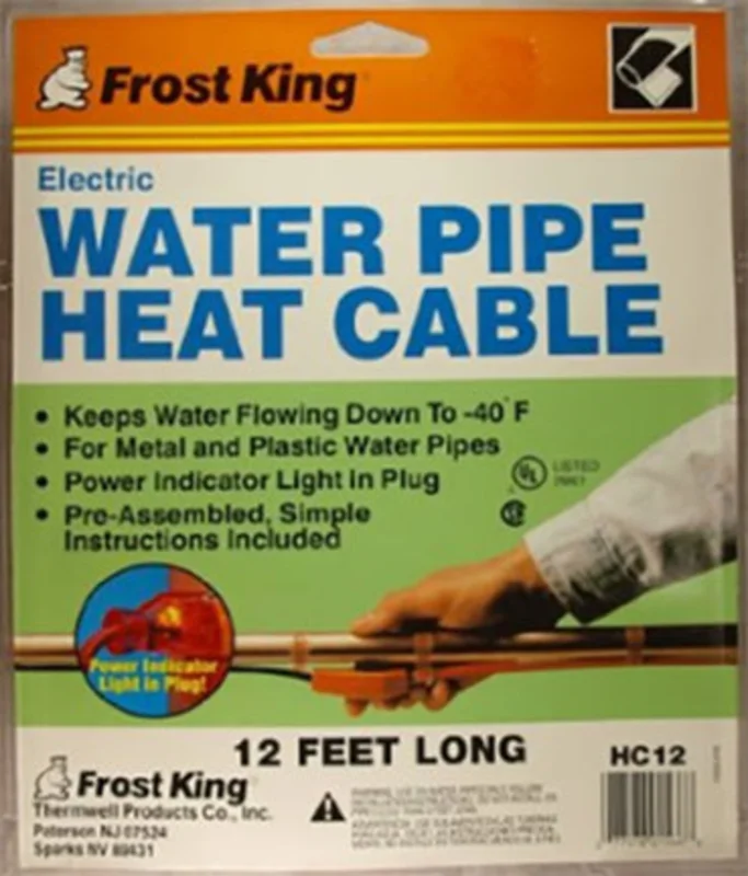 (31009) 9FT HEAT TAPE W/THERMOSTAT