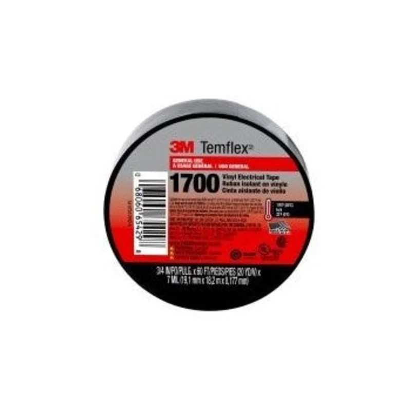 3M 7100204880 1700 .75x60 Vinyl Elect Tape