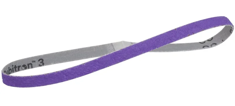 3M Cubitron 3 Cloth Belt 1184F 1/2" x 24" - YF Weight Fabri-Lok Single-Flex