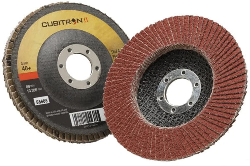 3M Cubitron II Flap Disc 967A 4 1/2" Type 27 Grade 40+ 55605