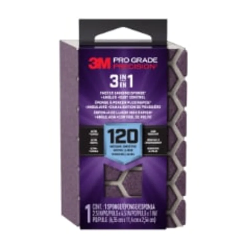 3M Pro Grade Precision 3-in-1 Sanding Sponges
