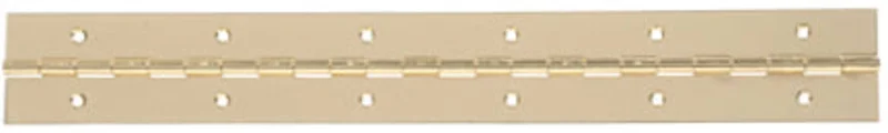 48X1-1/2 BRASS PLATED CONT HINGE
