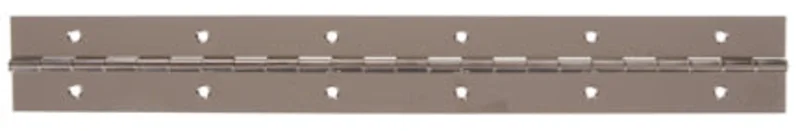 48X1-1/2 NICKEL PLATED CONT HINGE