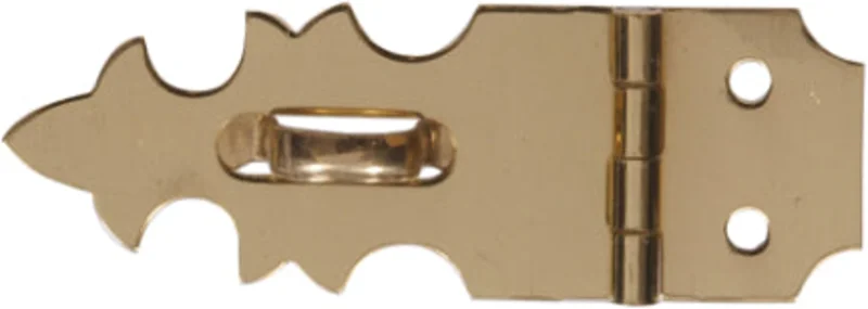 5/8 SOLID BRASS DECORATIVE HASP