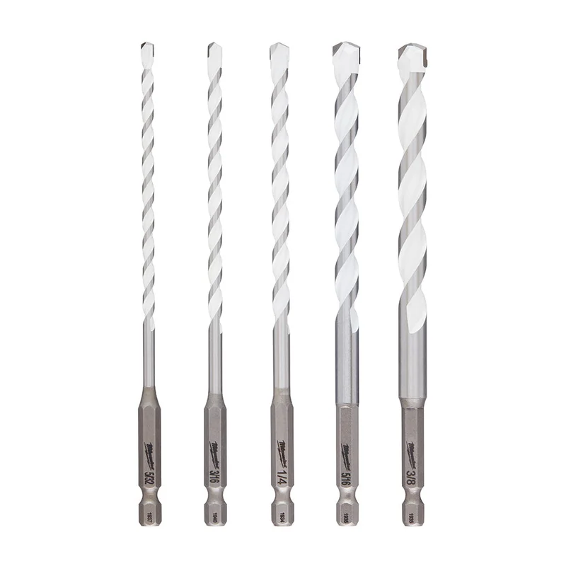 5pc. SHOCKWAVE Carbide Multi-Material Drill Bits