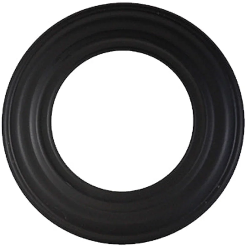6 24GA BLK STOVE PIPE COLLAR