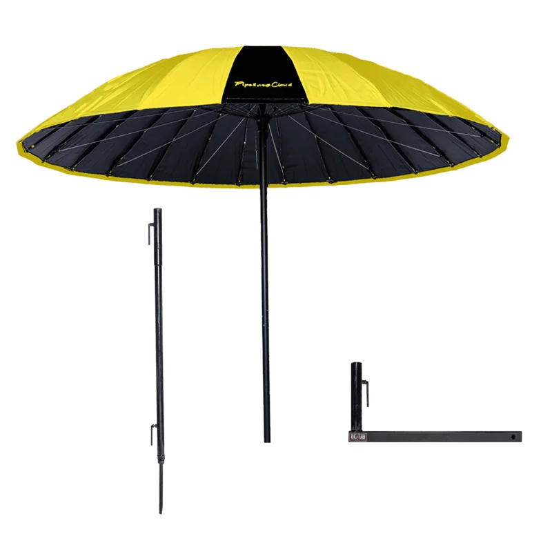 8' Tailgaters Complete Shade System Red