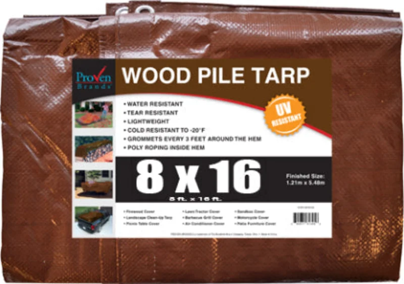 8 X 16 BRN/GRNREVE RSIBLE TARP