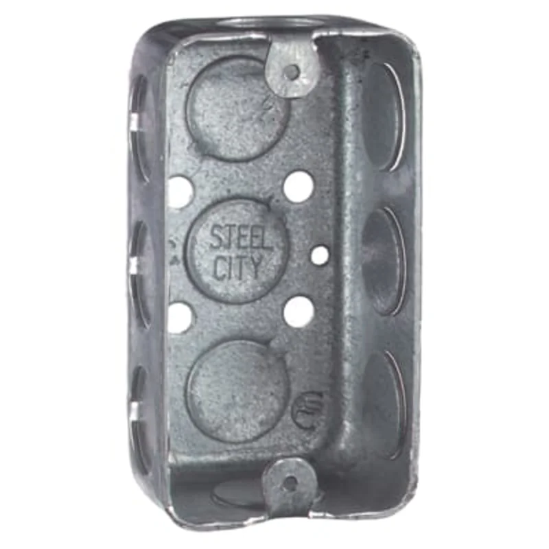 ABB Installation Steel City 4X2X2 1/8X1 1/2 UTIL BX 1/2 KO 5835112-25R