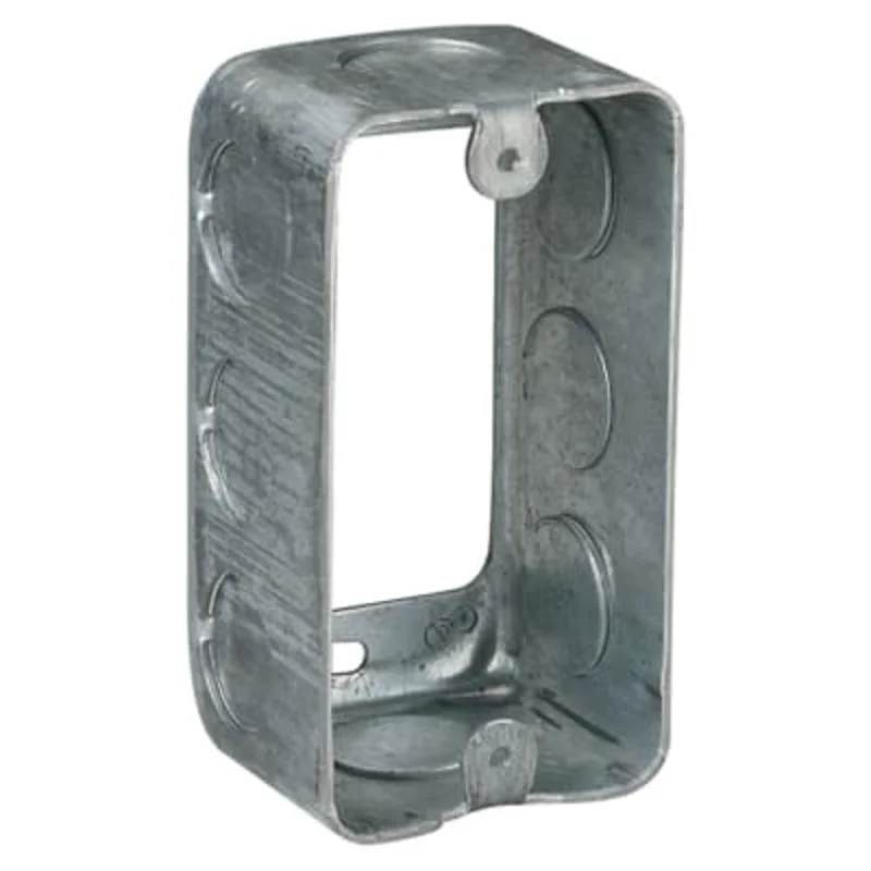 ABB Installation Steel City One Gang Utility Box Extension Ring, 13 Cubic Inches