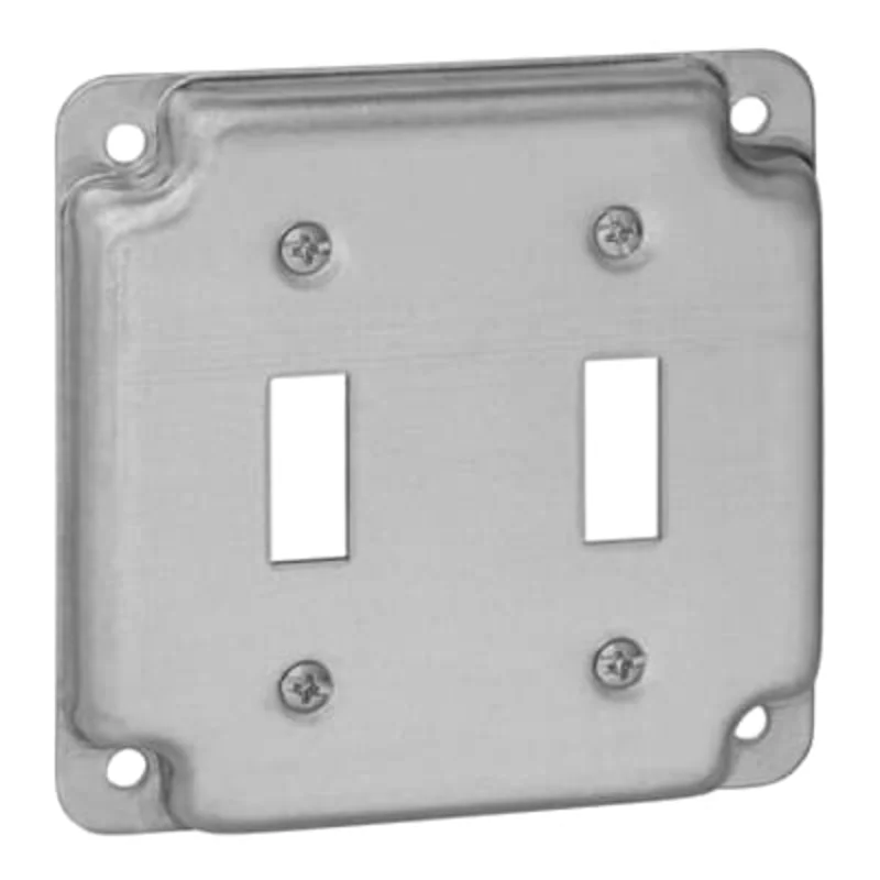 ABB Installation Steel City Square Box Surface Cover, 5 Cubic Inches
