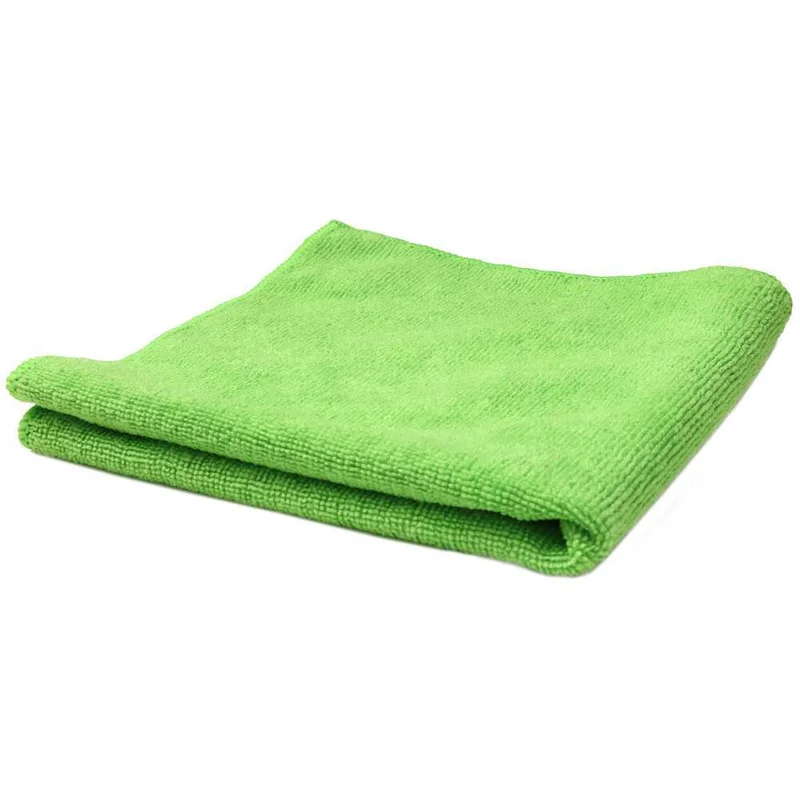 ACA Enterprises 12x12 Green Multi-Purpose Microfiber Towel Green