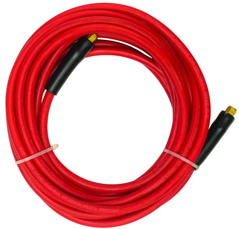 Aero 25 ft. Acetylene Hose w/Strain Relief Guards AH4-S