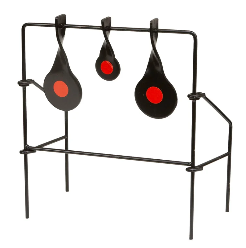 Allen 15265 Spinner Target 22 LR Rifles, Pistols, Air Guns Black Paddle w/Red Target Steel