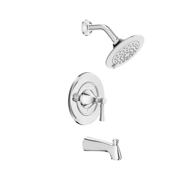American Standard Chancellor Tub and Shower Trim Kit With Ceramic Disc Valve Cartridge and Lever Handle