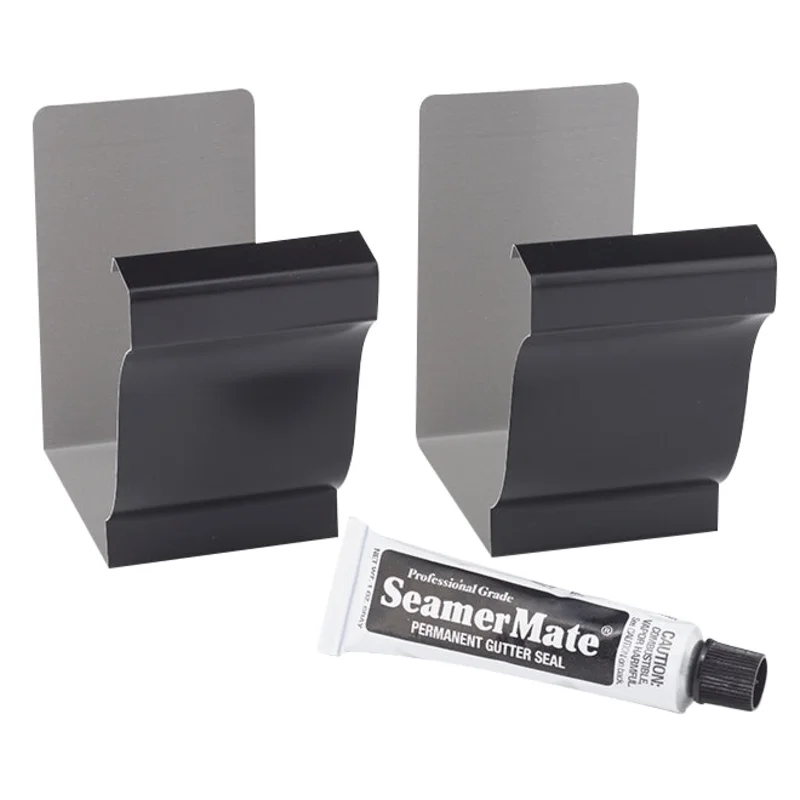 Amerimax Aluminum K Gutter Connector Black