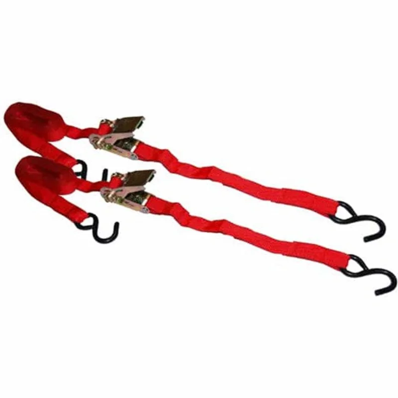 Ancra Cargo 1 x 10 S-Hook Ratchet Tie-Down, 2 Pack