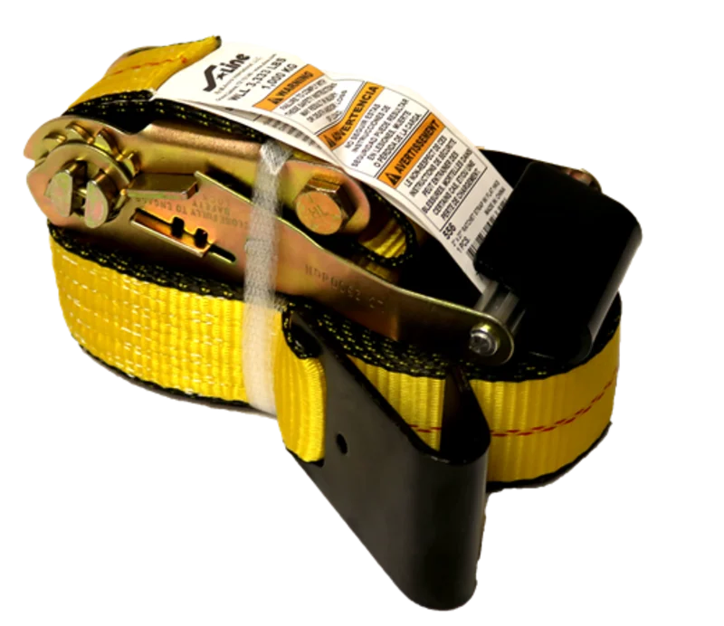 Ancra Cargo Medium Wide Handle Ratchet Strap w/Flat Hooks Bulk Bin