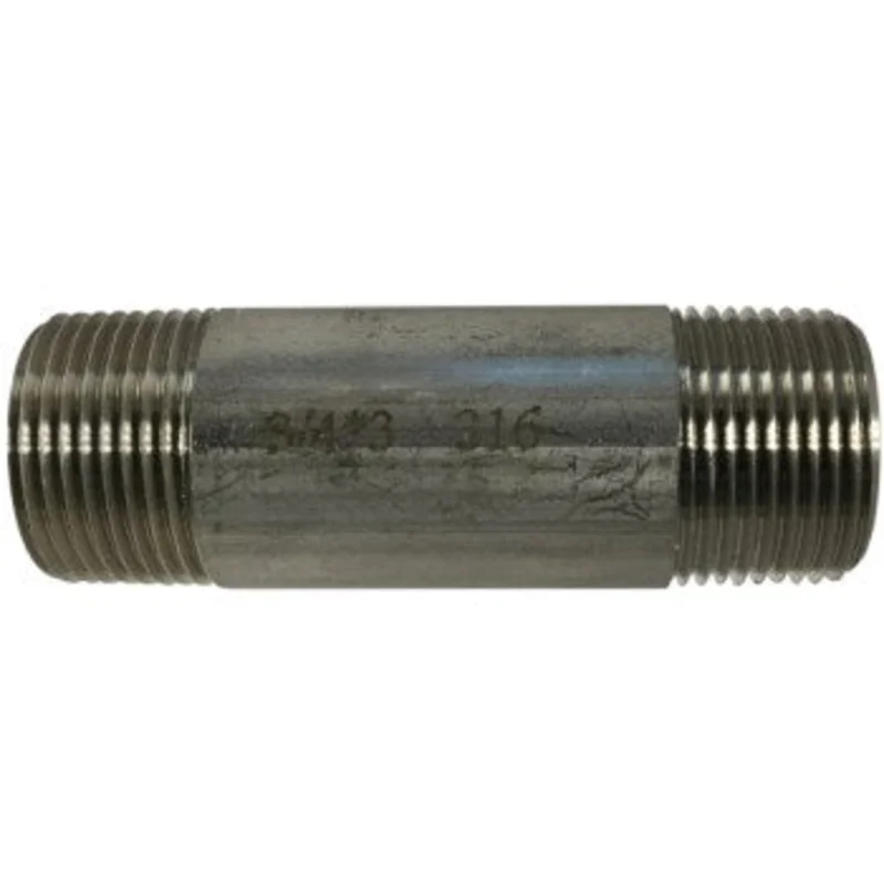 Anderson Metals 48080B 3/4 Ss Close Nipple