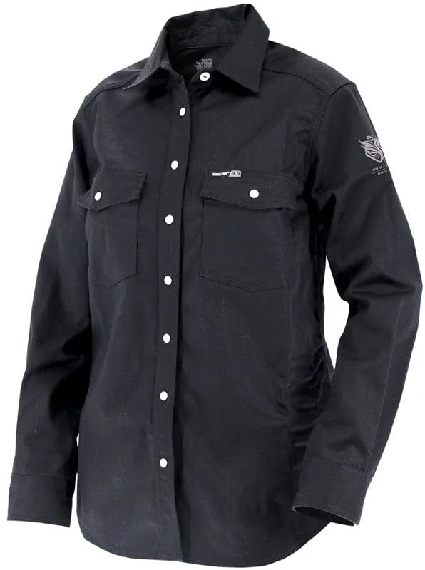 AngelFire Women's AR/FR Cotton Work Shirt WF3515-BK