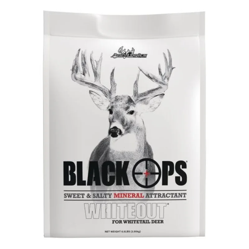 Ani-Logics Black Ops Whiteout Mineral Granular Deer Attractant