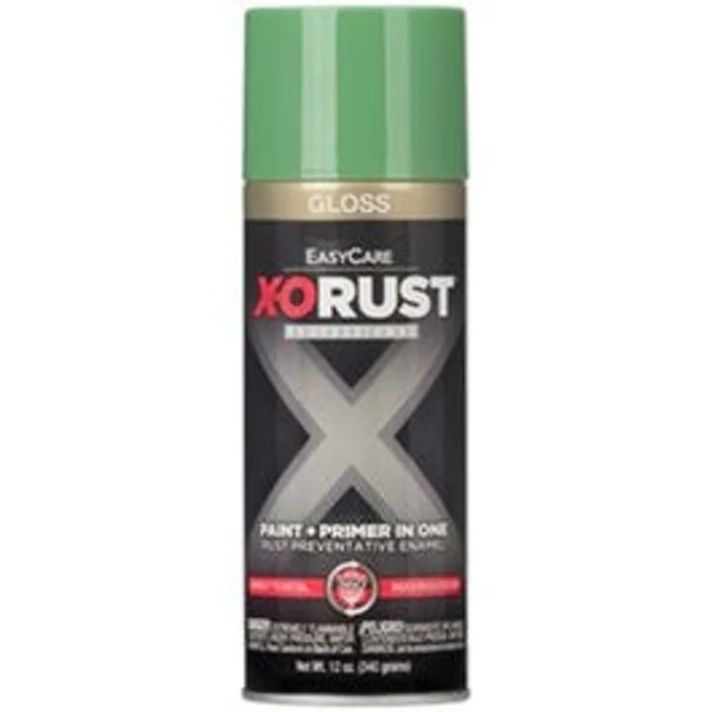 Anti-Rust Enamel Paint & Primer, Safety Green Gloss, 12-oz. Spray