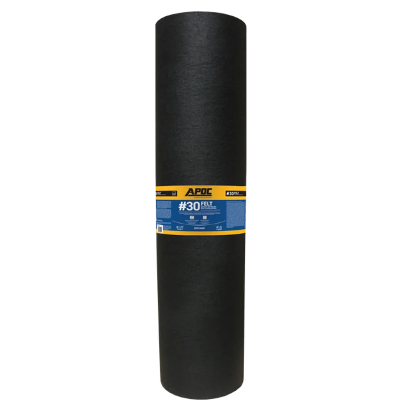 APOC 22 #30 Felt Asphalt Saturated Roof Underlayment