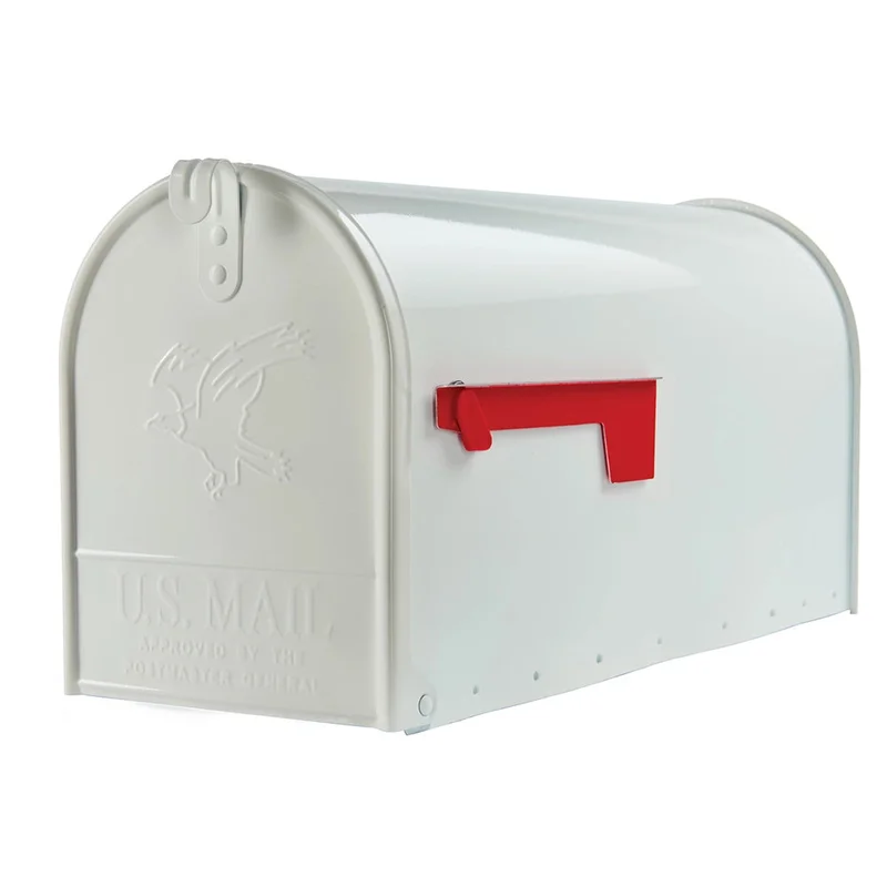 Architectural Mailboxes Elite Large Post Mount Mailbox Green