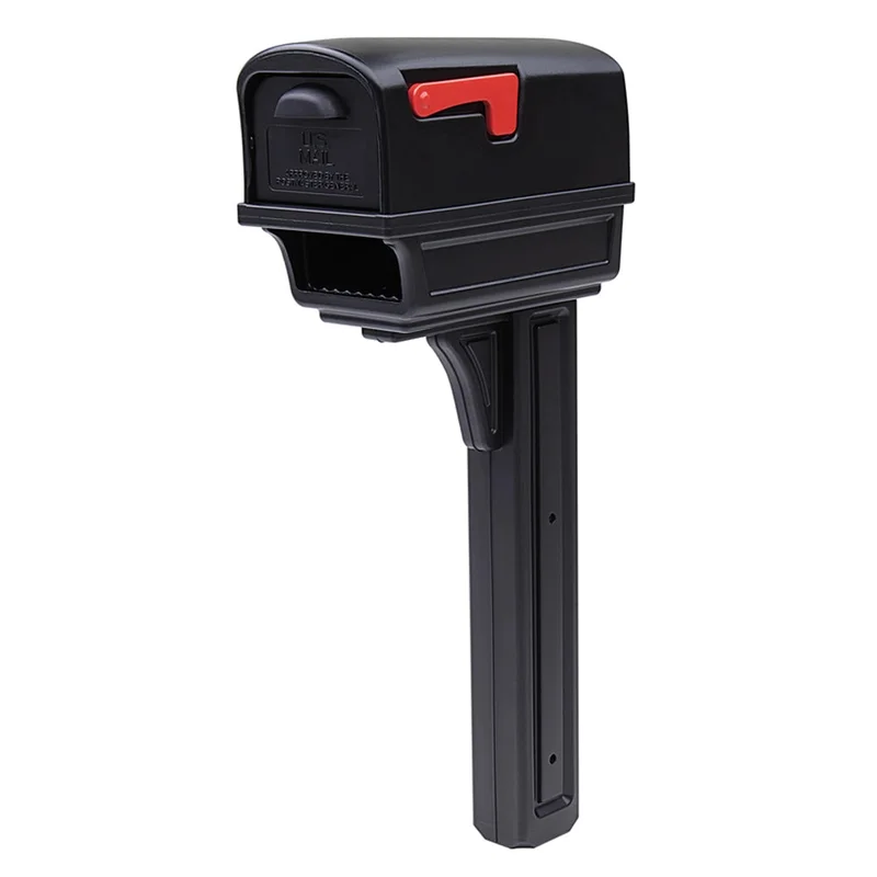 Architectural Mailboxes Gentry Mailbox & Post Kit Black