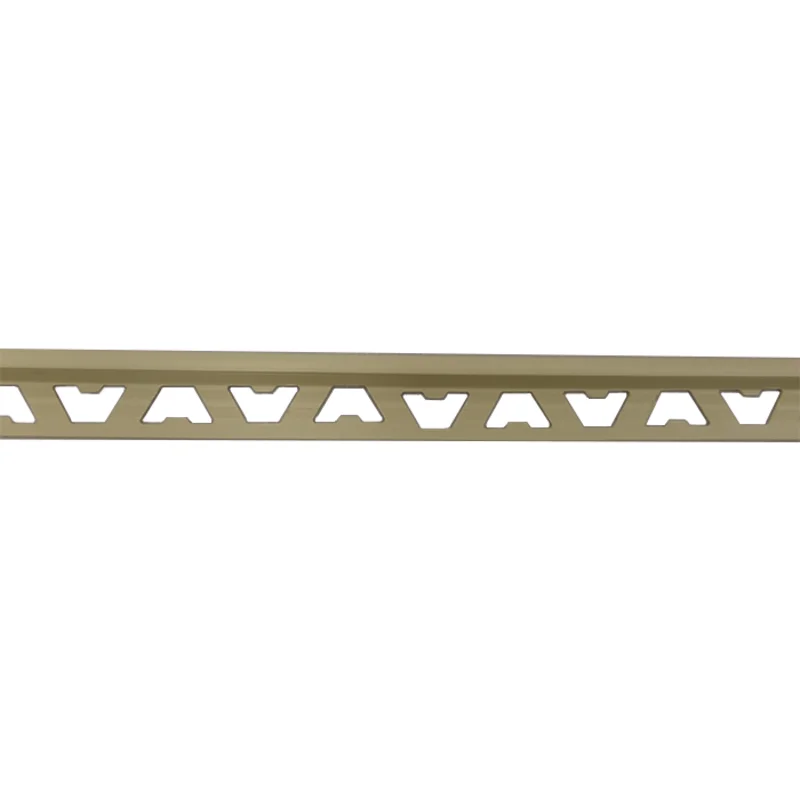 Atrim 6mm Open Round Edge PVC Ivory Tile Trim - 2.5m