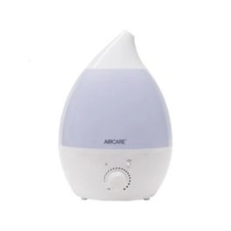 Aurora Mini Ultrasonic Humidifier, Aroma Diffuser + LED Night Light, 360-Sq. Ft. Coverage
