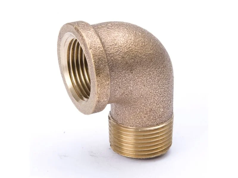 B&K Industries 1/4-in FIP x MIP Red Brass 90 Street Elbow