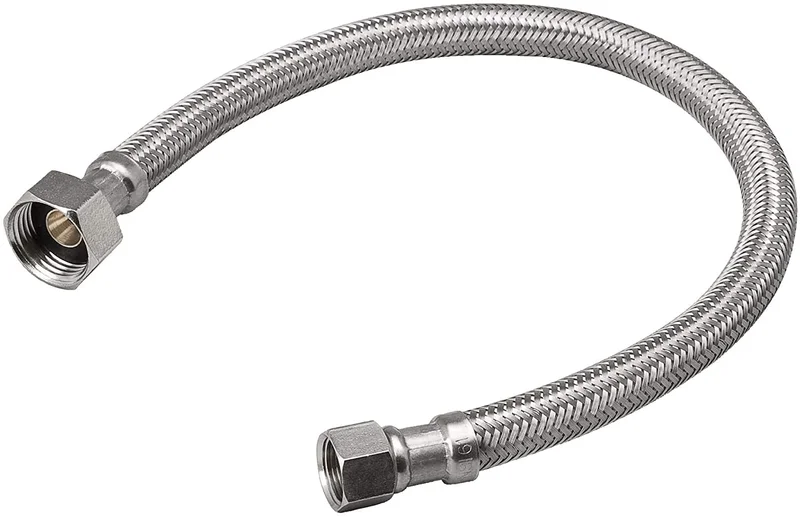 B & K Industries Faucet Connector, 3/8" x 1/2" x 20"