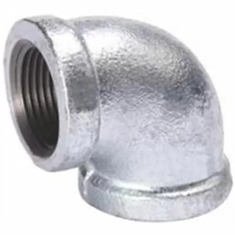 B & K Industries Galvanized 90 Elbow 150# Malleable Iron Threaded Fittings 4"